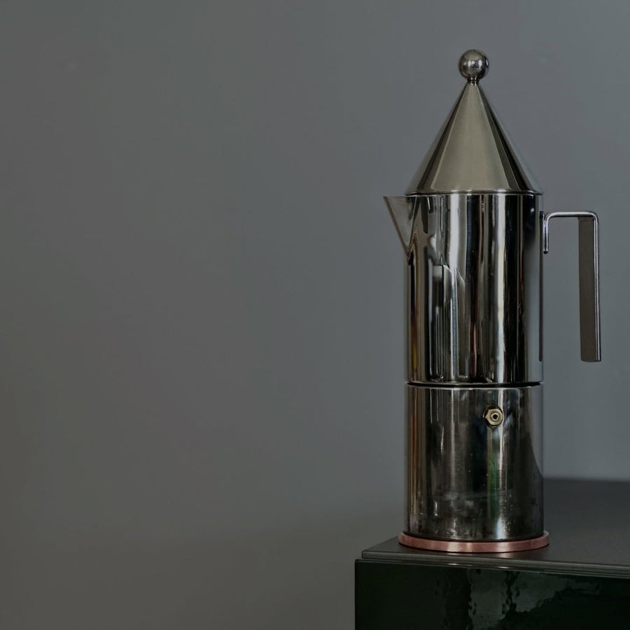 Alessi La Conica 6 Cup moka pot – Aldo Rossi