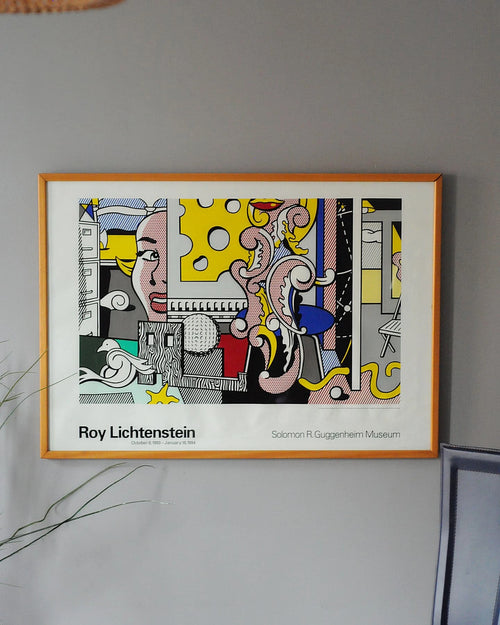 Roy Lichtenstein Go for Baroque 1993–1994 Guggenheim sergi posteri genel görünümü