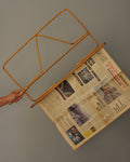 Vintage Rattan Gazete Okuma Aparatı