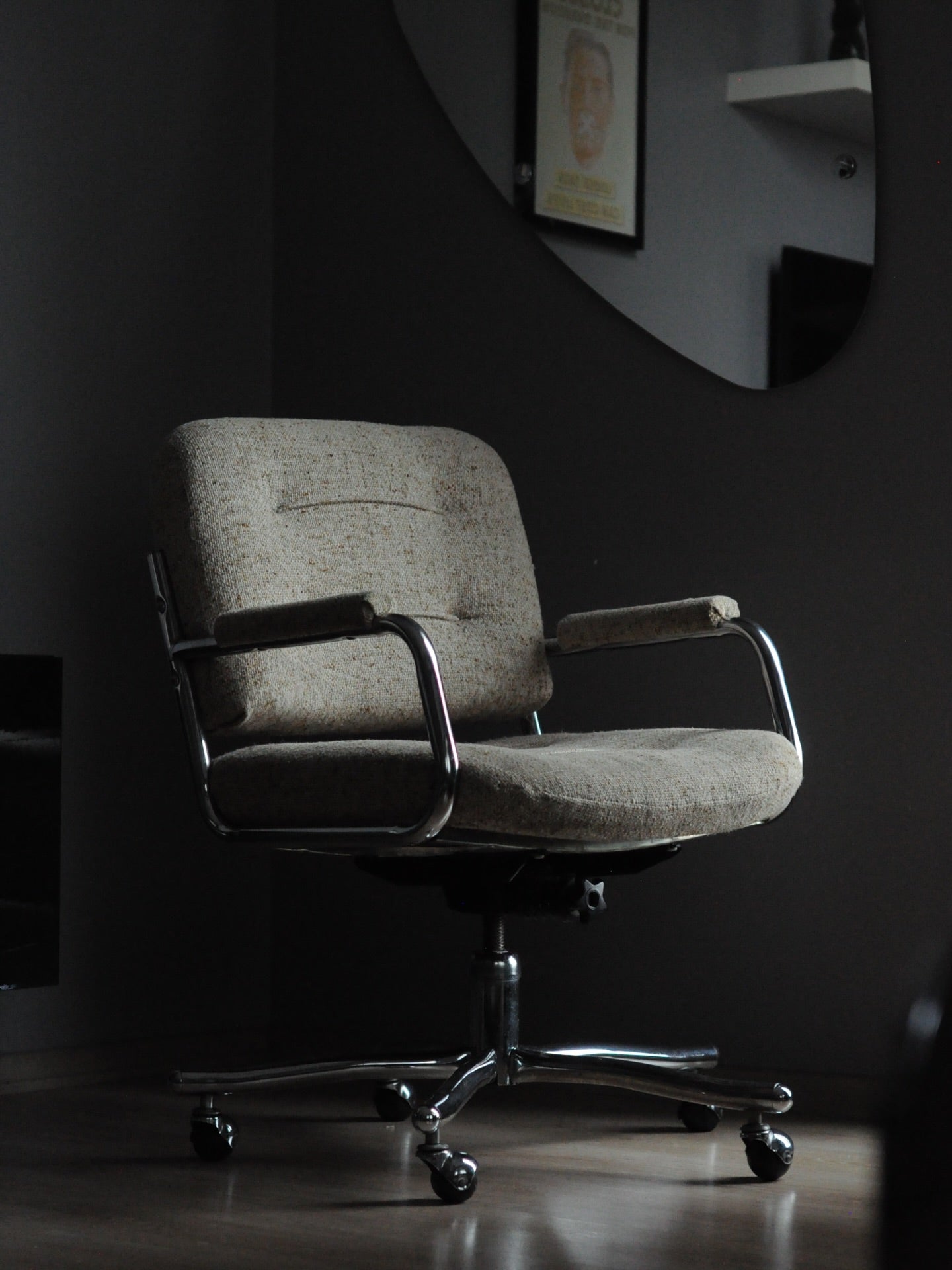 Mid Century Ofis Sandalyesi detay görseli 4