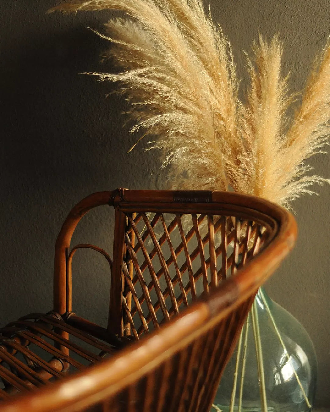 Vintage Rattan Koltuk detay görseli 5