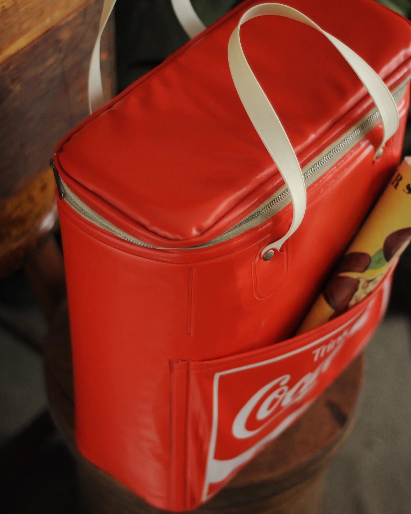 Vintage Coca-Cola Termo Çanta detay görseli 4