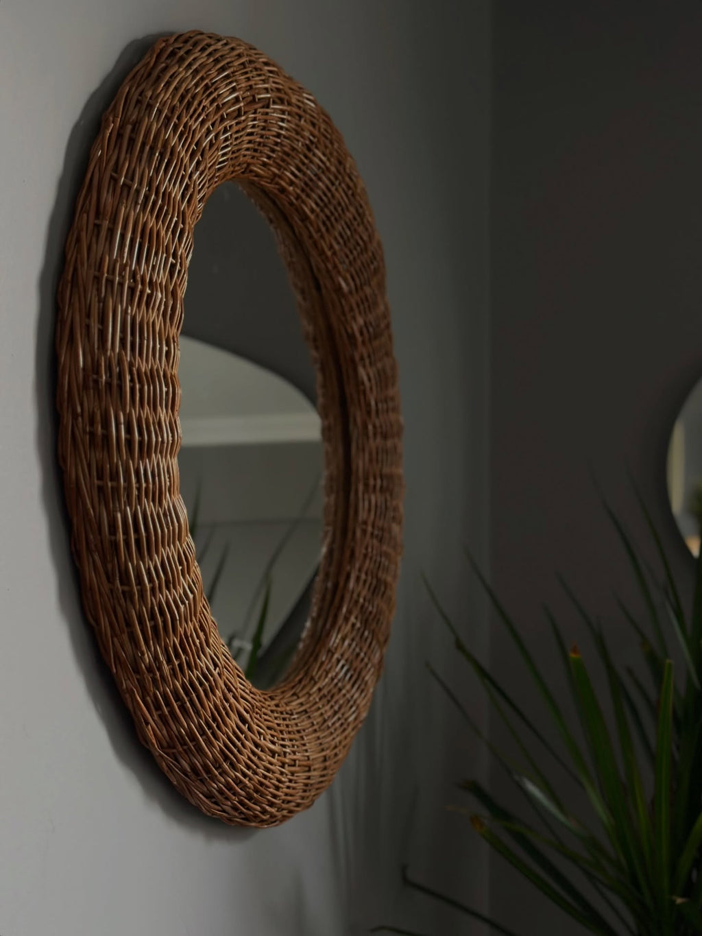 İkea Venna Rattan Ayna