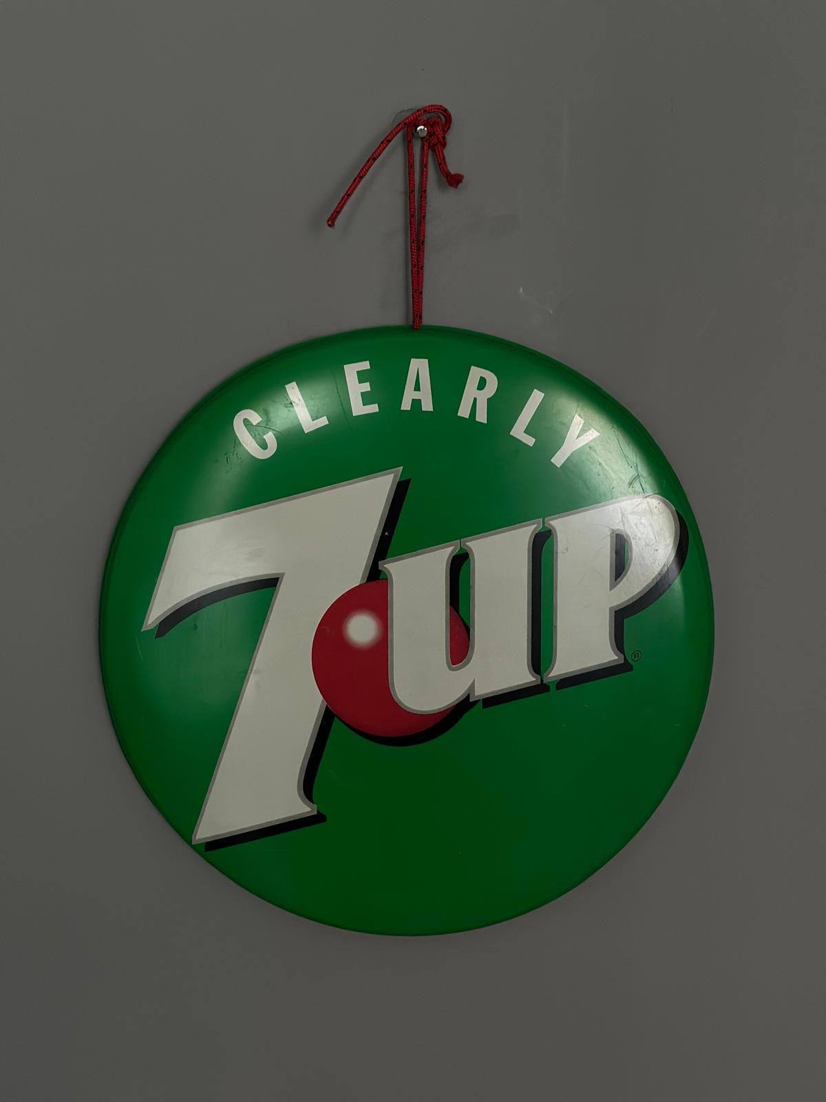 Yuvarlak 7UP Reklam Tabelası