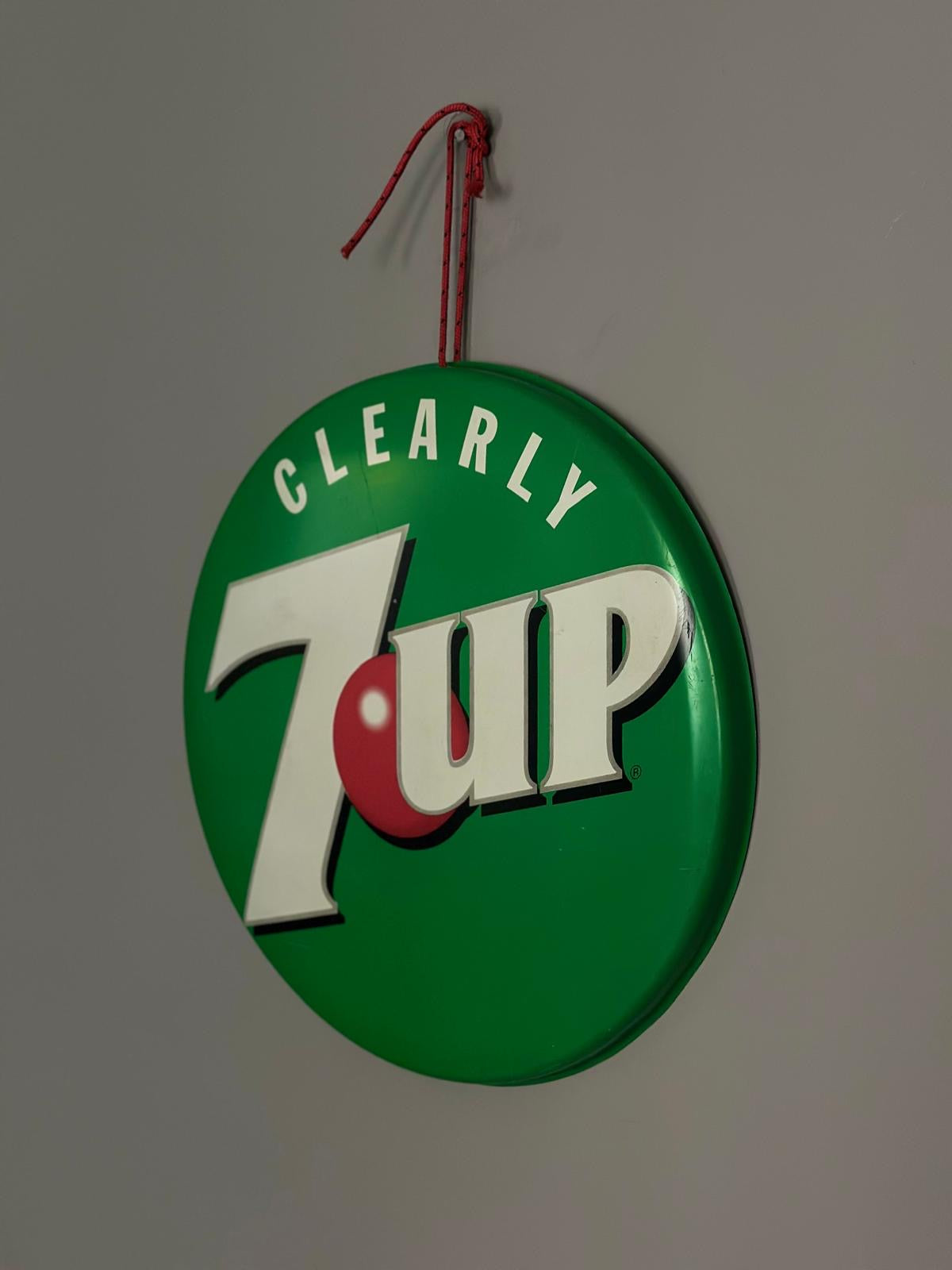 Yuvarlak 7UP Reklam Tabelası