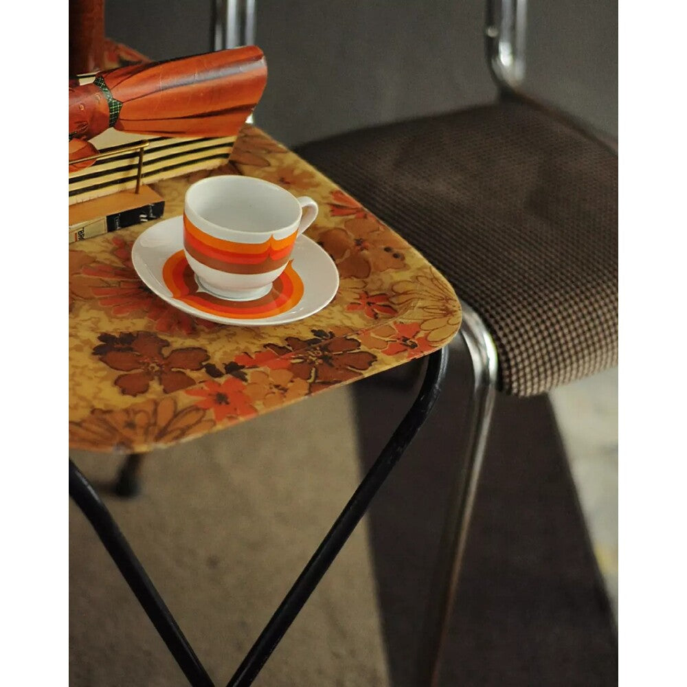 Vintage Katlanır Fiberglas Tepsi