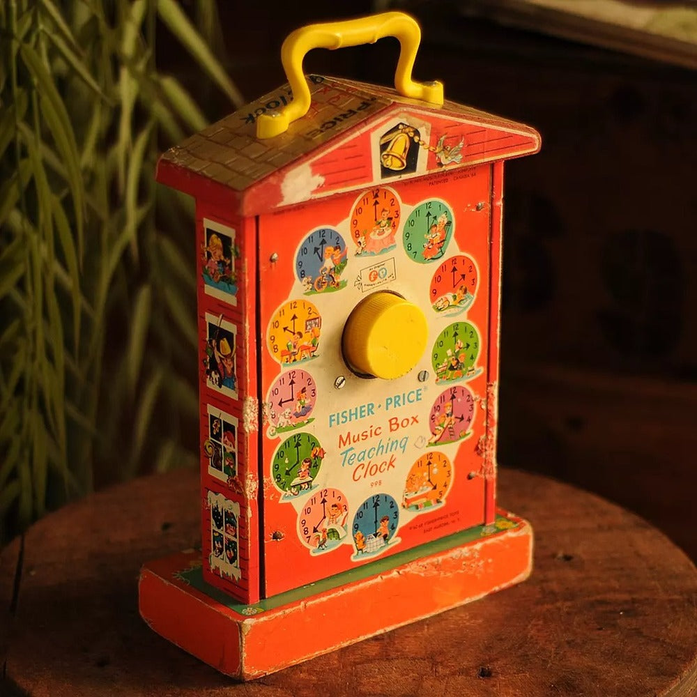 Fisher Price 1968 Müzikli Oyuncak Saat
