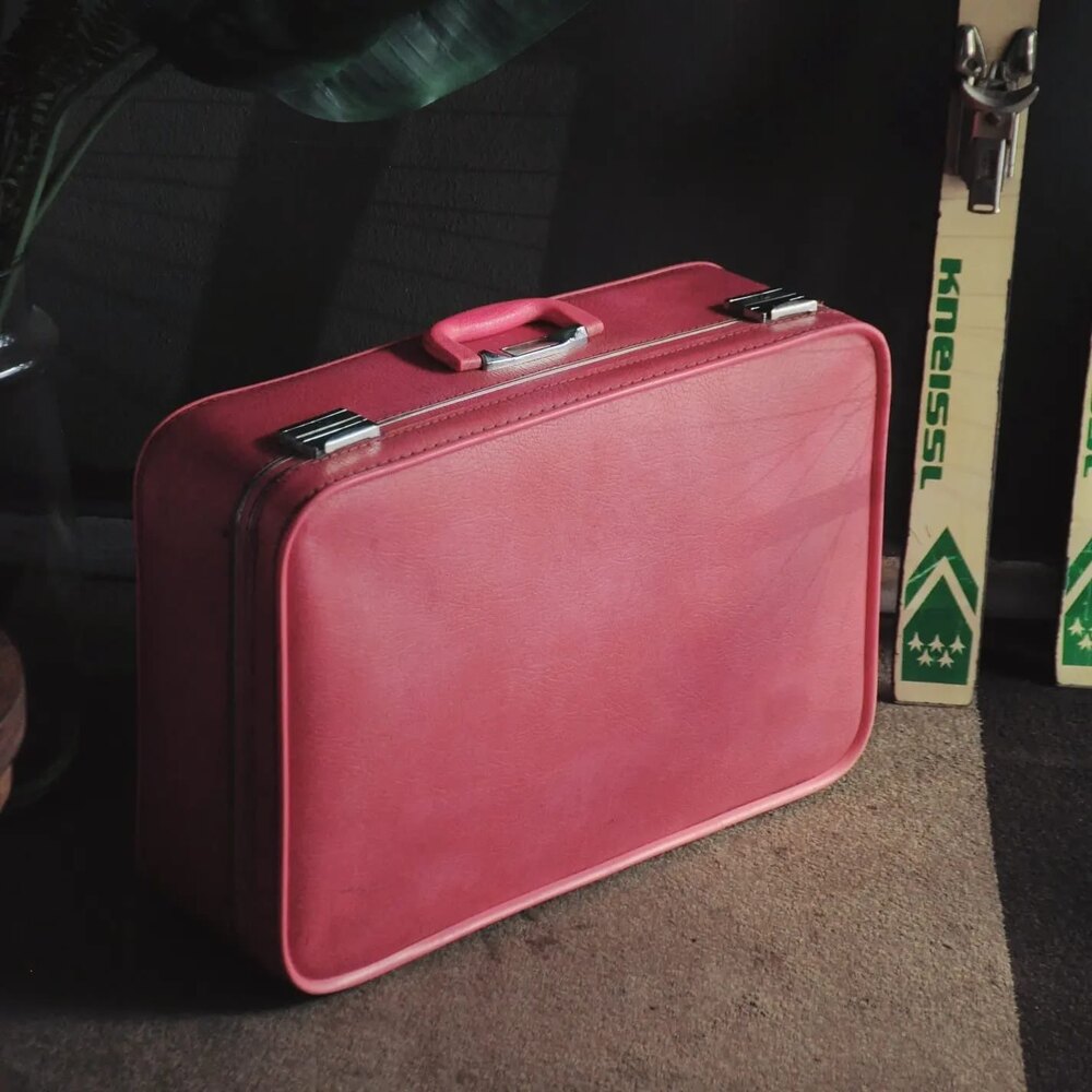 Vintage Skyway Pembe Bavul