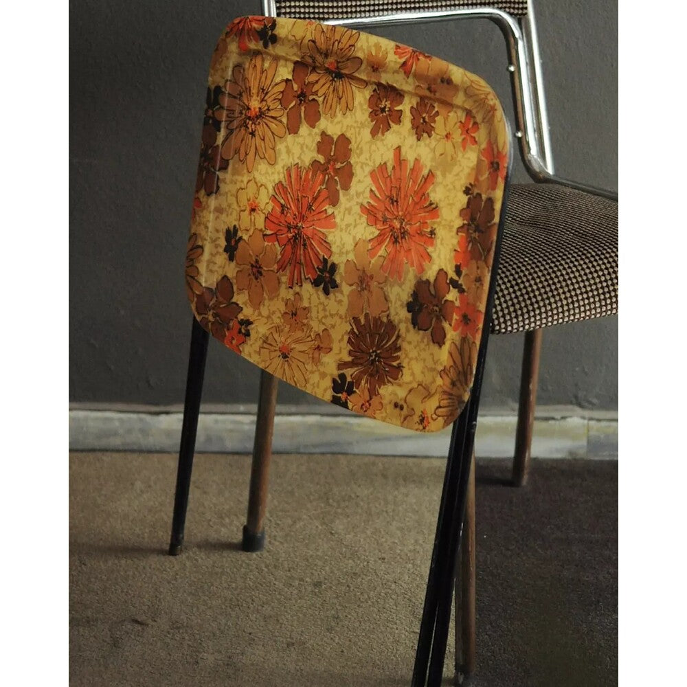 Vintage Katlanır Fiberglas Tepsi