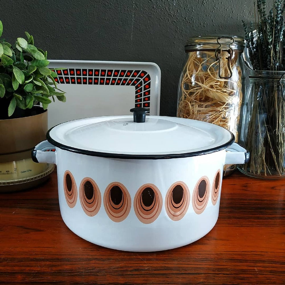 Vintage Emaye Tencere