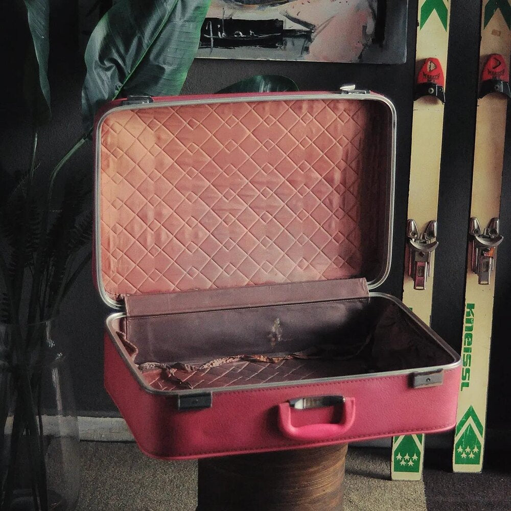 Vintage Skyway Pembe Bavul