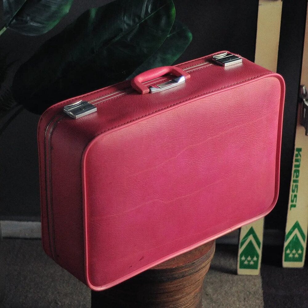 Vintage Skyway Pembe Bavul