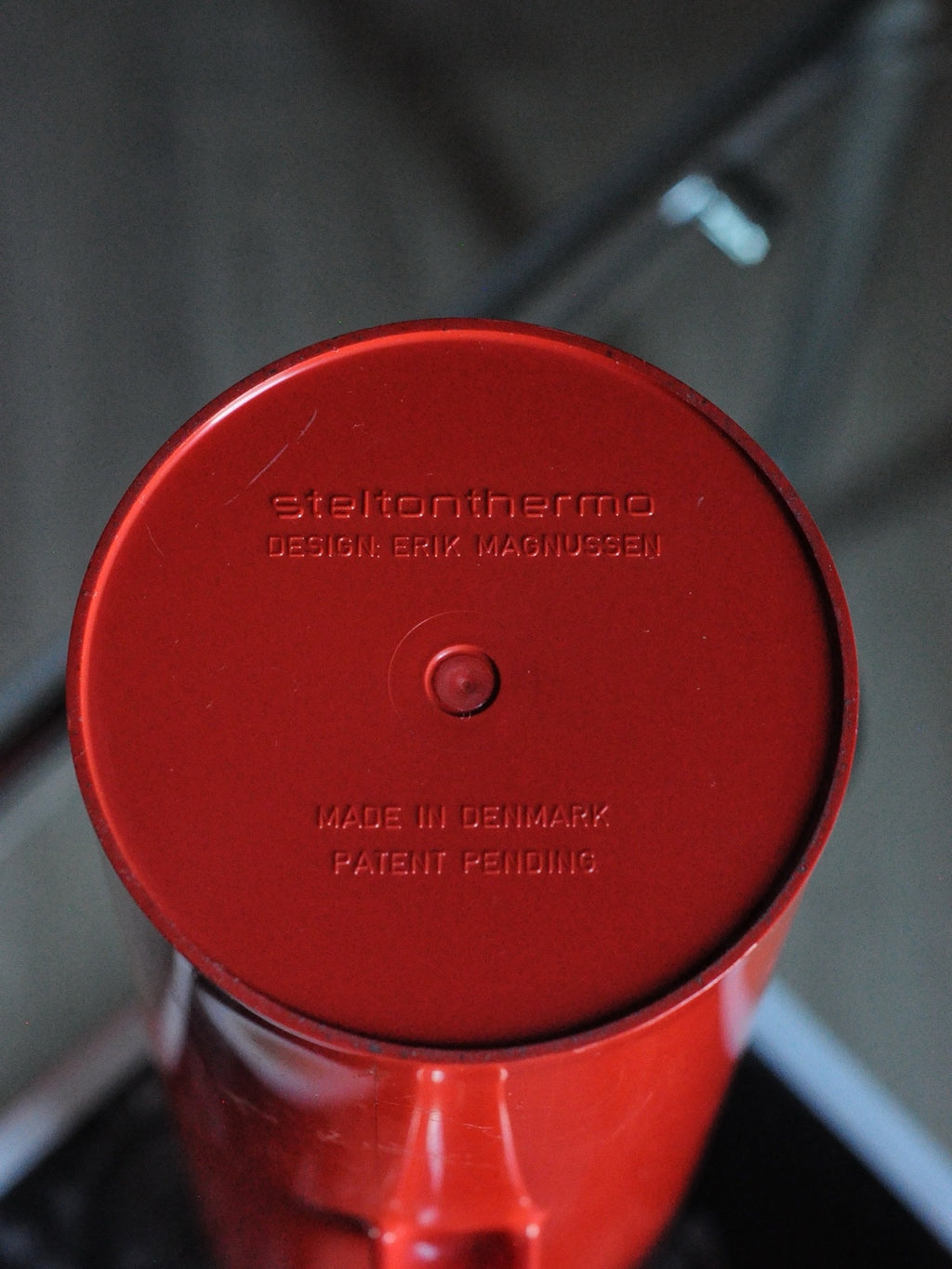 Stelton thermo Erik Magnussen Made in Denmark Patent Pending damgası