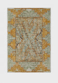 Tefzet Farmland 50102/42 vintage halı, Siegfried Doege tasarımı, 250 x 340 cm tam görünüm