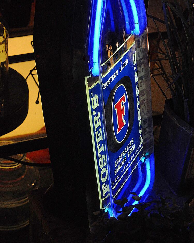 Fosters Vintage Neon Tabela