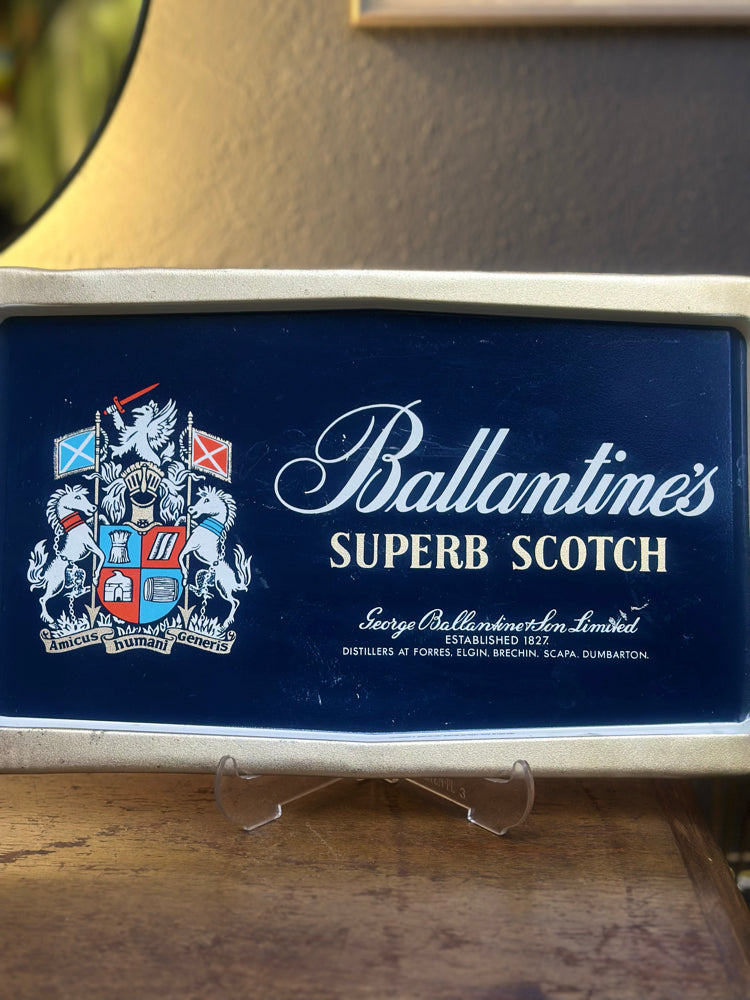 Ballantines Viski Tepsi Ve Karafı