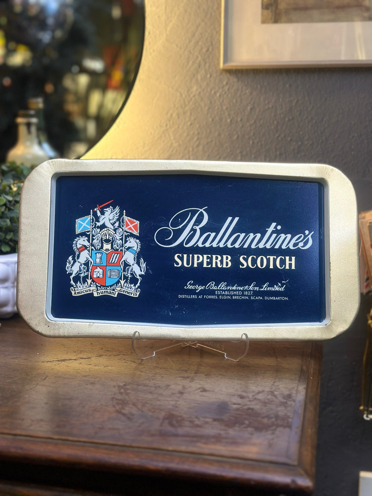 Ballantines Viski Tepsi Ve Karafı