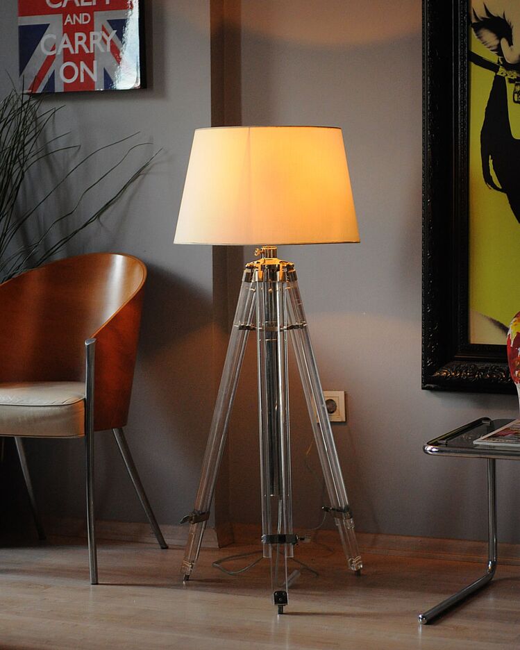 Eichholtz Lucite Tripod Lambader