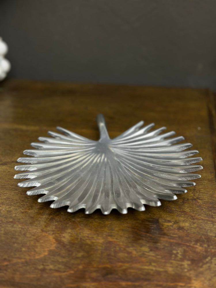 Vintage Palm Leaf Alüminyum Kase