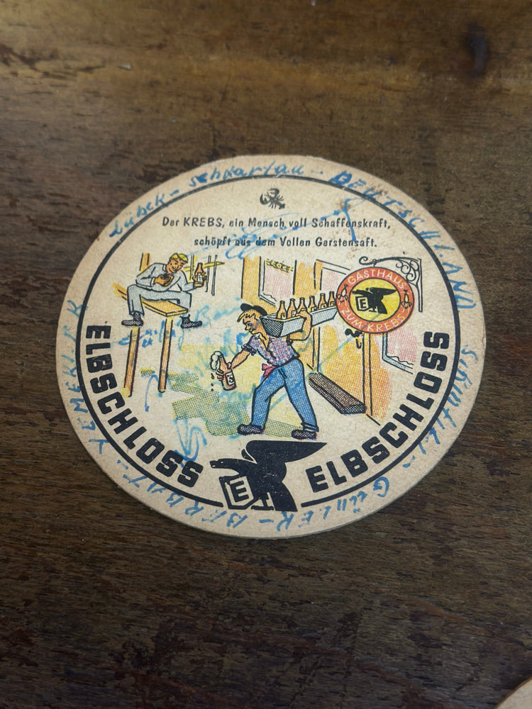 Vintage 3 Adet Bardak Altlıkları