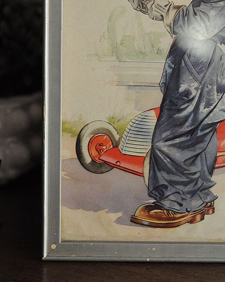 Vintage Baskı Tablo
