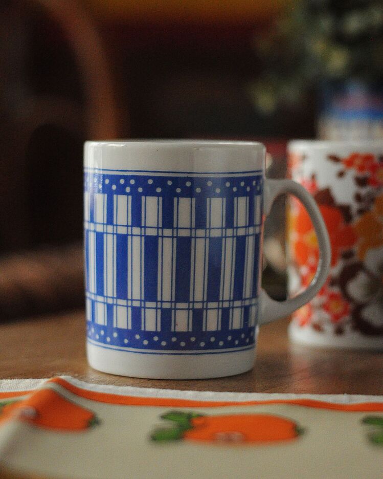 Vintage Porselen Kupa Seti